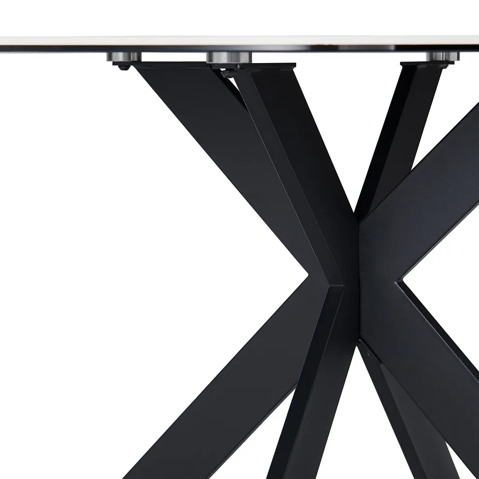 Luxury Round Dining Table with Sintered Stone Top - Image 2