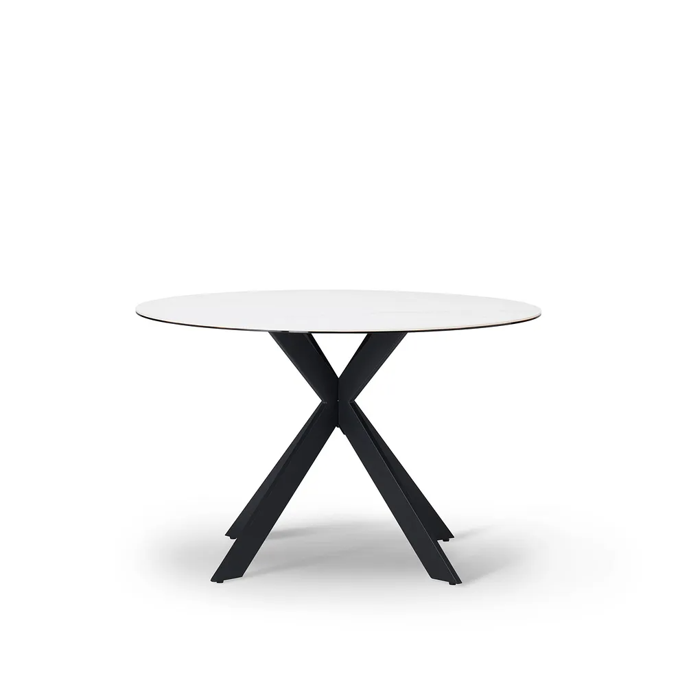 Luxury Round Dining Table with Sintered Stone Top