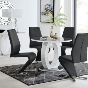 Dining Furniture Set 6 Seater MDF Dining Table Set