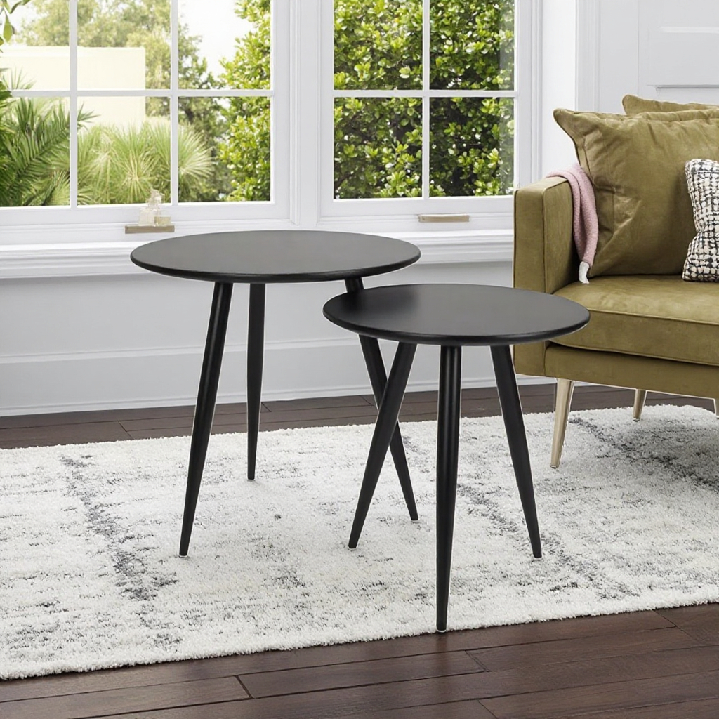 Modern Glass Coffee Table with Iron Frame