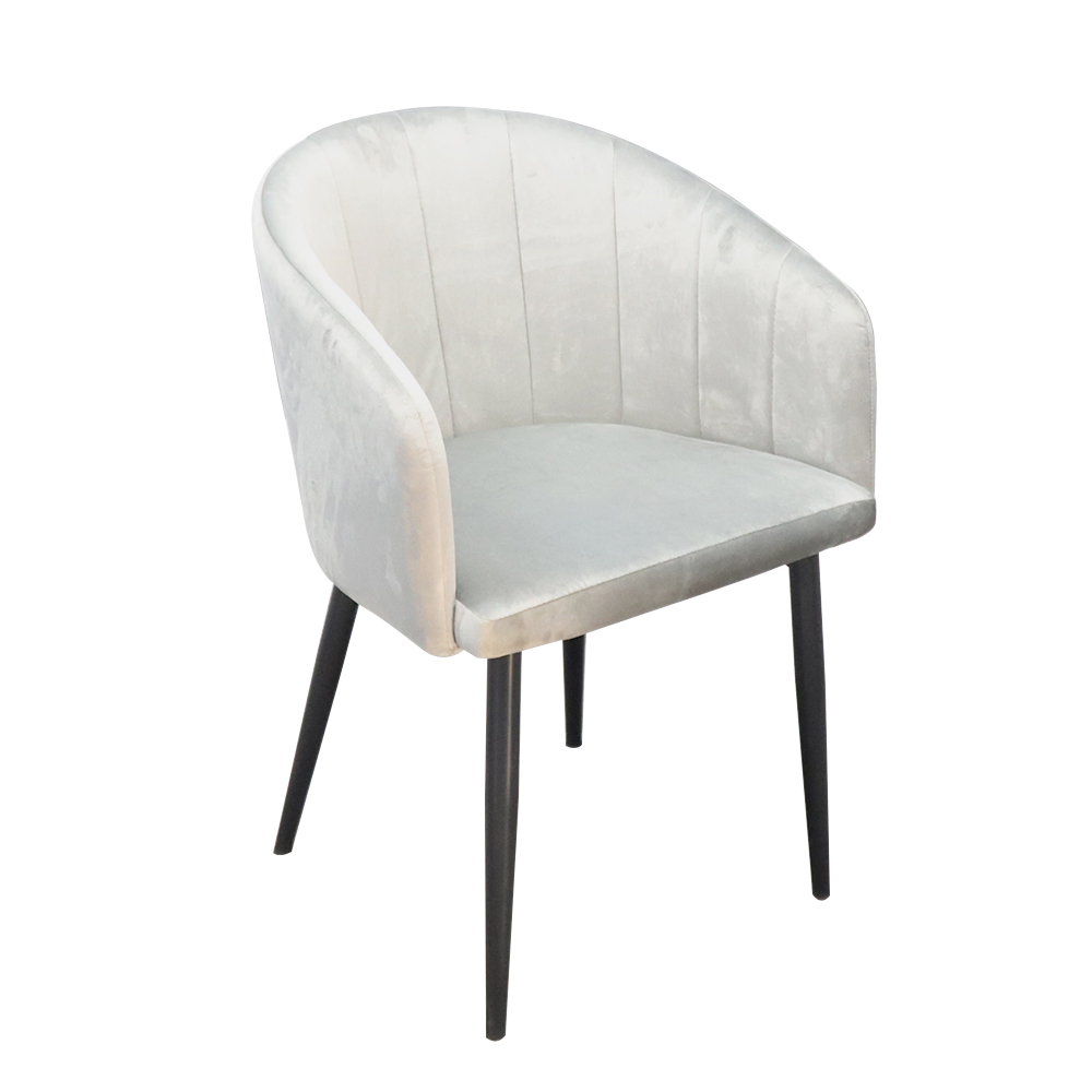 Comfortable Dining Chair with Soft Velvet Fabric Seat - Image 2