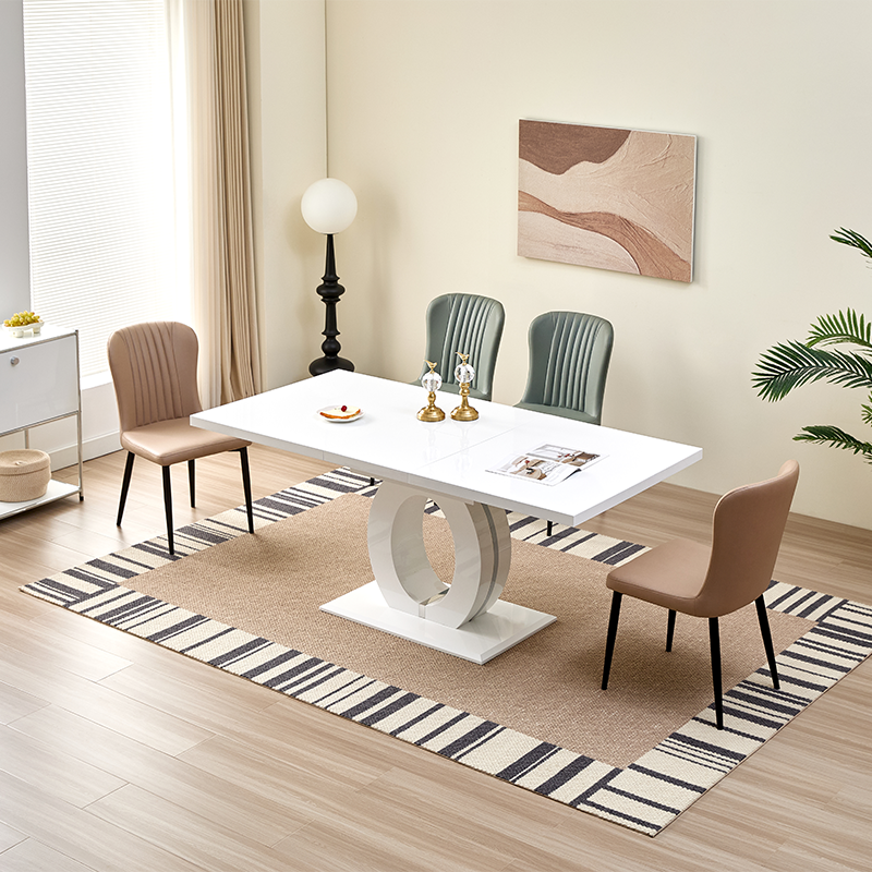 Luxury Expandable Modern Folding Korean Dining Table Set