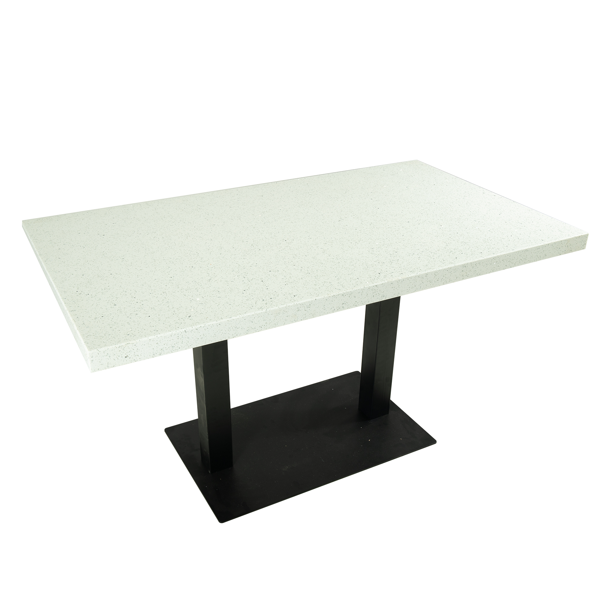 Modern Dining Table Set with Glass Top and Chrome Base - Image 2